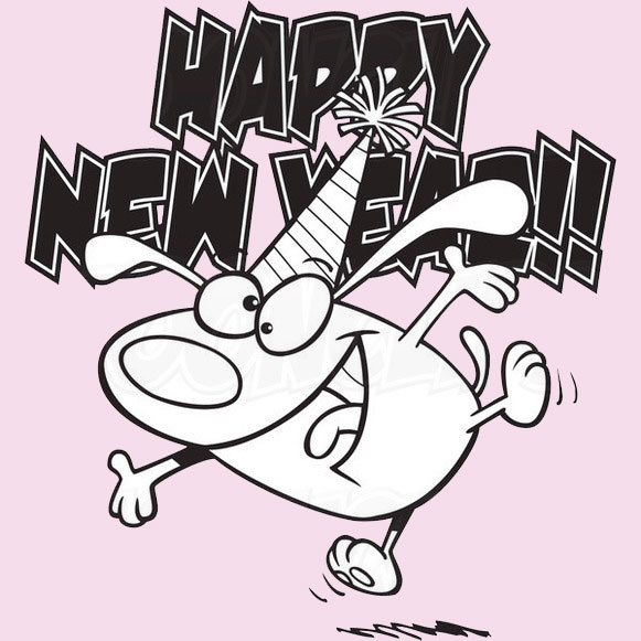 Happy New Year Dog